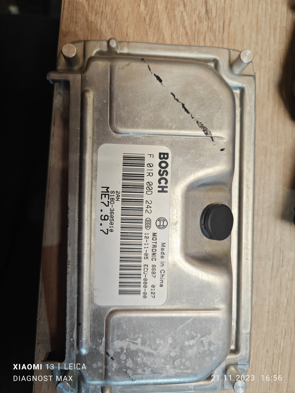 Chery Indis Bosch ME 7.9.7 F01R00D242 F01R0AD243 IMMO OFF