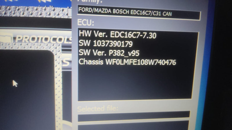 Ford Ranger 2.5d Bosch EDC16C7 1037390179 TUN EGR