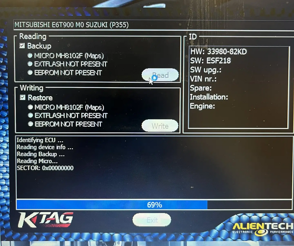 Suzuki Palette 0.7i 33980-82KD ESF218 E2 CS OK