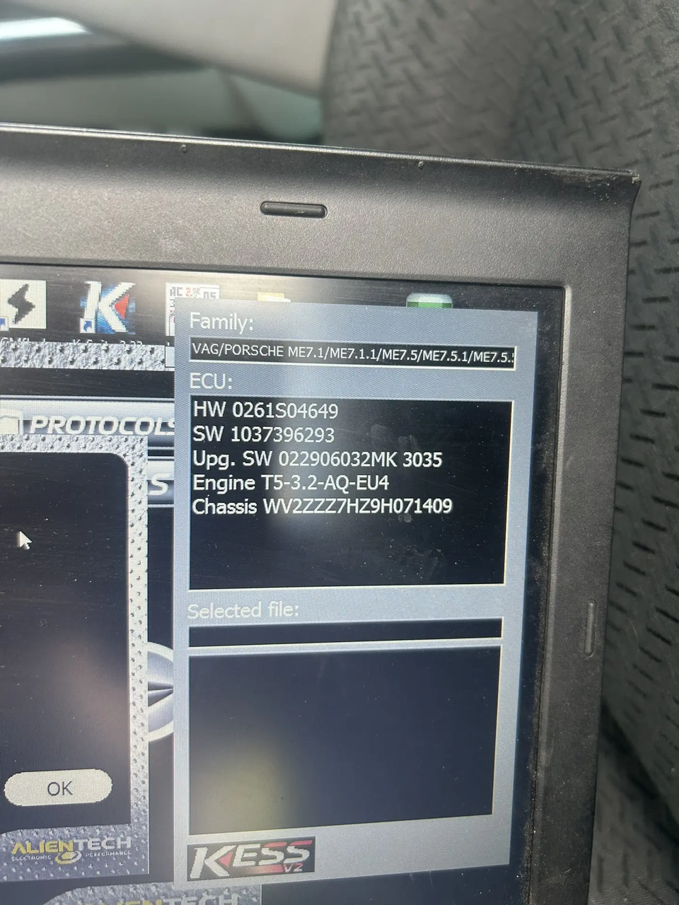 VW Transporter 3.2i ME7.1.1 1037396293 022906032MK_3035 Stage1 E2 ( IMMO OFF )