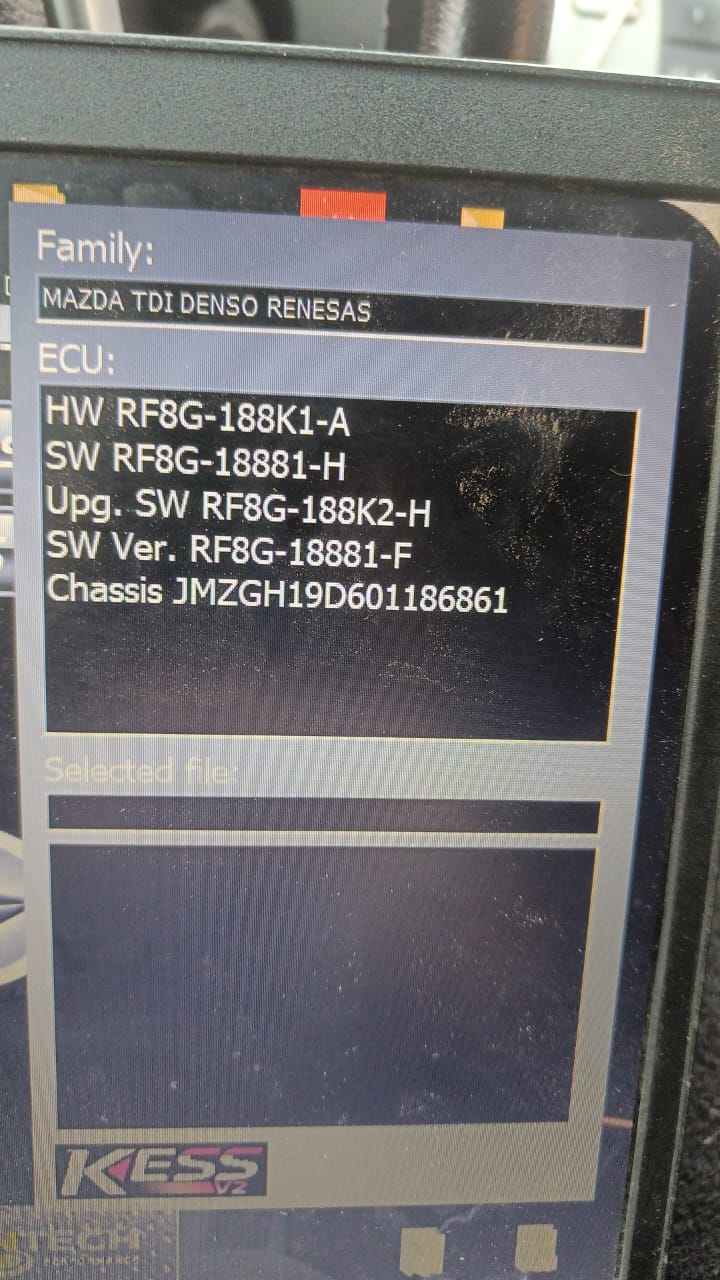 Mazda 6 2.0d RF8G-188K1-A RF8G-18881-H DPF EGR OFF