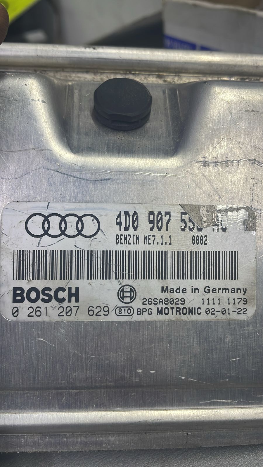 Audi A8 4.2i me7.1.1 0261207629 4D0907558AC 1037362911 Stage1 E2 EGR SAP OFF