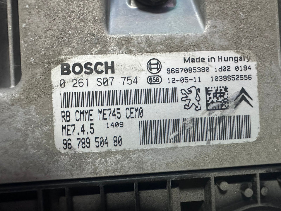 Citroen C4 1.6i ME7.4.5 1037531147 Stage1 E2 ( IMMO OFF )