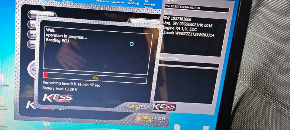 VW Touran 1.9d EDC16U31 03G906021HK_0016 1037381006 Stage1 EGR DPF OFF