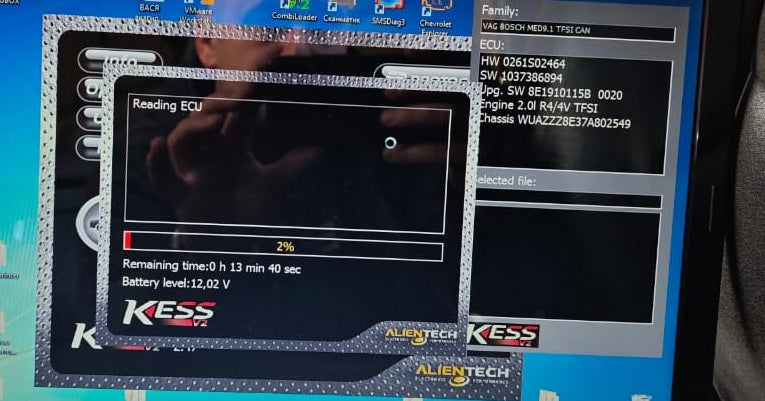 Audi A4 B7 2.0T MED9.1 1037386894 8E1910115B_0020 Stage1 E2