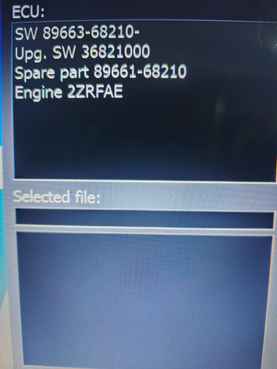 Toyota Wish 1.8i 89663-68210 Stage1 E2 ( IMMO OFF )