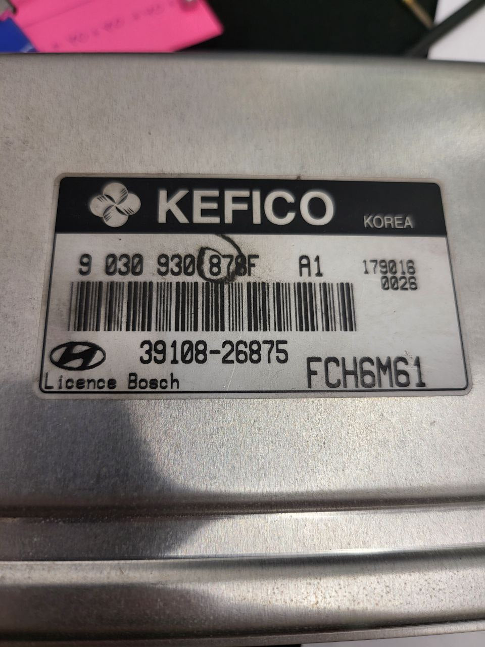 Hyundai Matrix 1.6i M7.9.7 0261B04357 FCH6M61 IMMO OFF