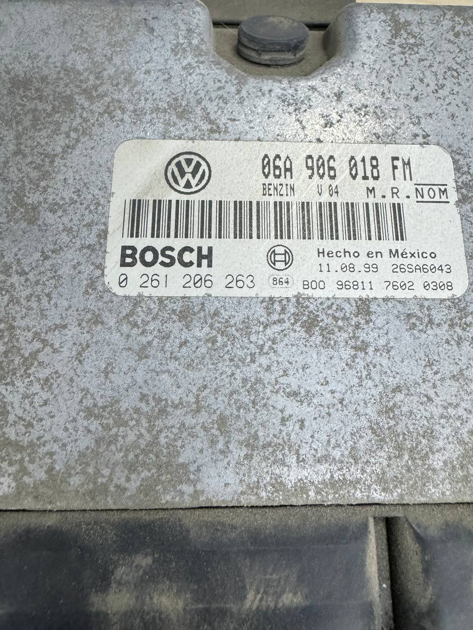 Volkswagen Beetle 2.0i M5.9.2 1037352140 06A906018FM E2 EGR OFF SAP OFF