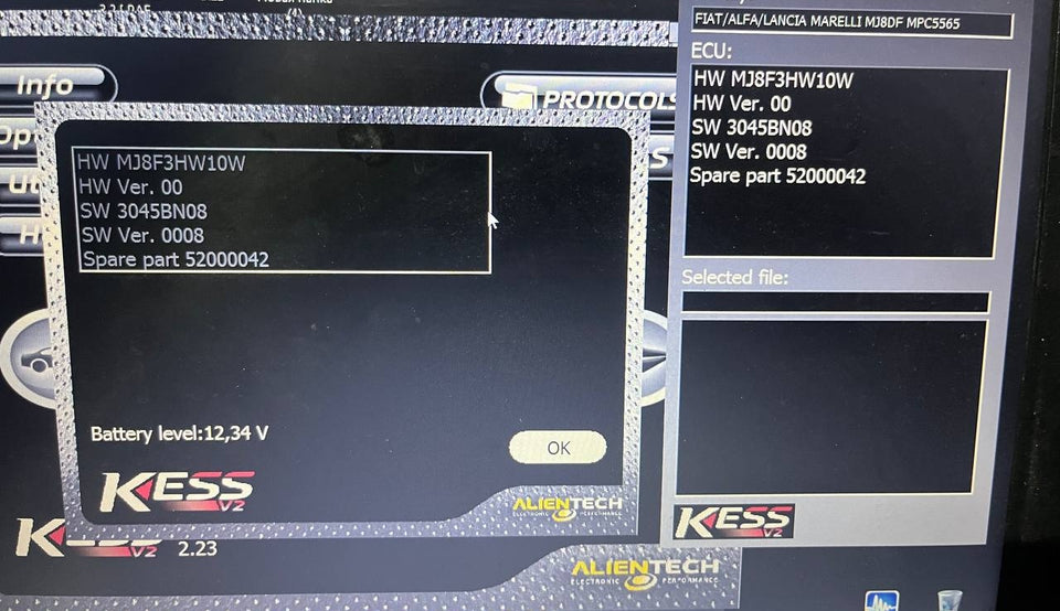 Fiat Ducato 2.3d MJ8F3HW10W 30045BN08 52000042 Stage1 EGR DPF OFF
