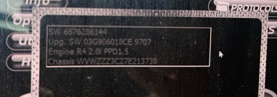 VW Passat B6 2.0d PPD1.5 03G906018CE_9707 6576286144 DPF EGR OFF