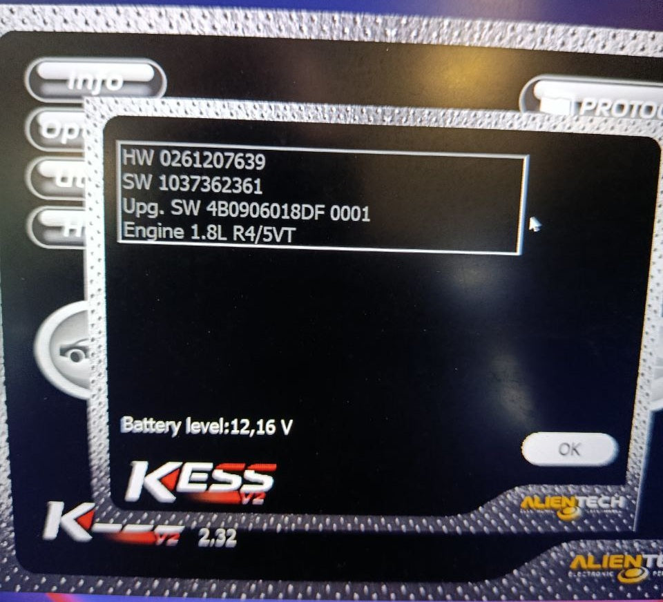 VW Passat 1.8T ME7.5 1037362361 4B0906018DF_0001 Stage E2 SAP EGR OFF ( IMMO OFF )