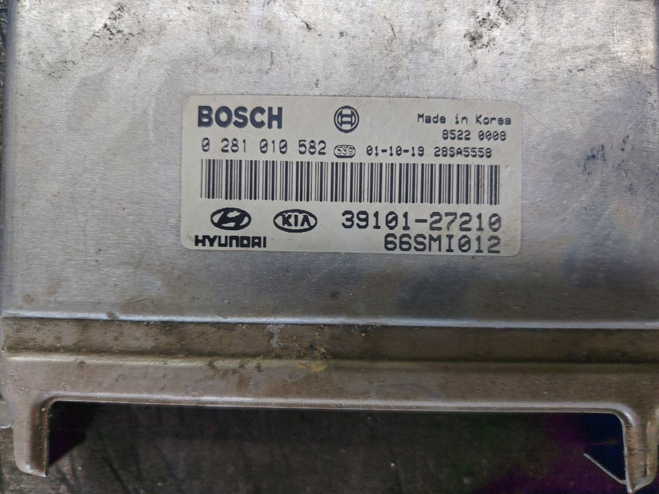 Hyundai SantaFe 2.0d MT EDC15C7 0281010582 39101-27210 66SMI012 1037369937 1037363117 IMMO OFF